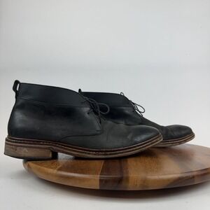 Mens Cole Haan Colton Black Leather Comfort Casual Chukka Ankle Boots Size 13 M‎